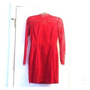 Red Lace Dress